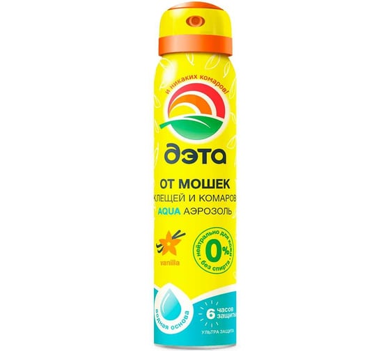 Аэрозоль от мошек и клещей ДЭТА AQUA 100 мл 66705709\/24