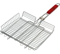 Решетка для барбекю РемоКолор BBQ5841 глубокая малая, хромированная, 340x265 мм 69-9-937