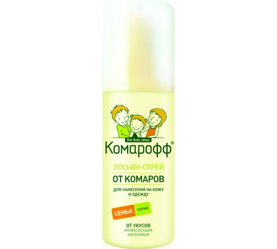 Лосьон-спрей от комаров Комарофф 100 мл 66701800 1