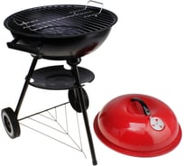 Барбекю с крышкой на колесиках СИМАЛЕНД 44 см 638202