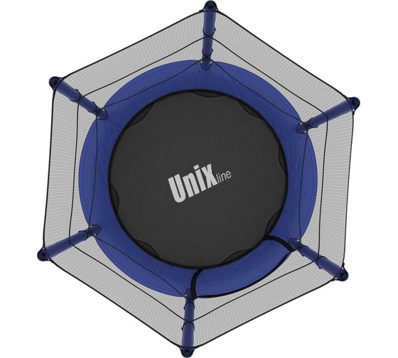 Батут UNIXline 4,6 ft Blue 140 см TR46BLU