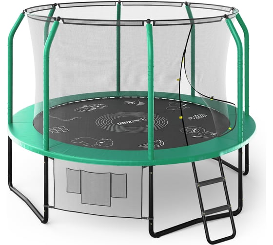 Батут UNIXline SUPREME GAME 10 ft green TRUSUG10GR 1