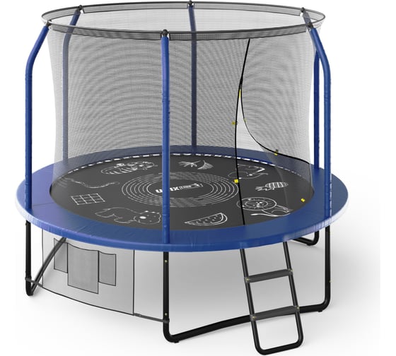 Батут UNIXline SUPREME GAME 8 ft blue TRUSUG8BL 1