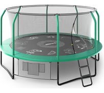 Батут UNIXline SUPREME GAME 14 ft green TRUSUG14GR