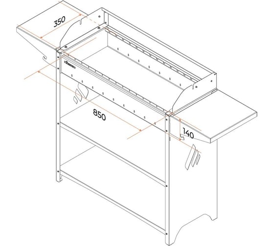 Мангал GRATAR Professional Standart Grill PSG 3000