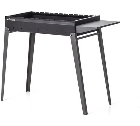 Складной мангал с боковой полкой GRATAR Классика МКЛ 750