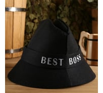 Банная шапка Добропаровъ Best Boss экофетр 4838161