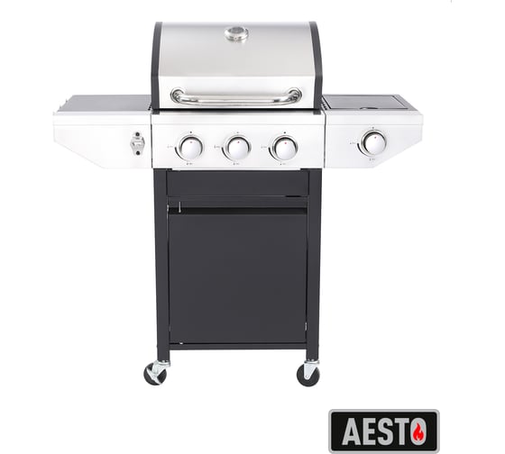 Гриль газовый с 3 горелками Aesto 11107