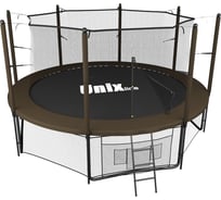 Батут UNIXline Black&Brown 12 ft inside TRUBB12IN