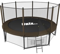 Батут UNIXline Black&Brown 12 ft outside TRUBB12OUT