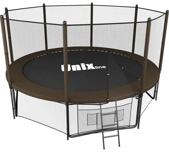Батут UNIXline Black&Brown 12 ft outside TRUBB12OUT