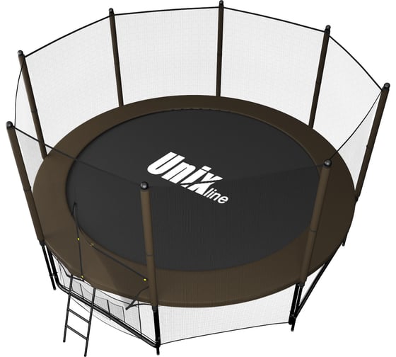 Батут UNIXline Black&Brown 12 ft outside TRUBB12OUT