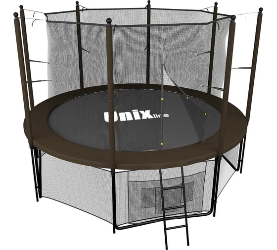 Батут UNIXline Black&Brown 8 ft inside TRUBB8IN
