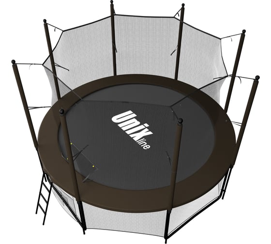 Батут UNIXline Black&Brown 8 ft inside TRUBB8IN