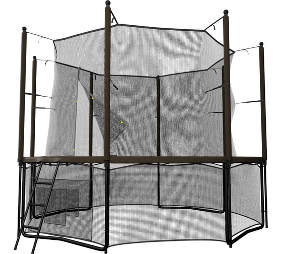 Батут UNIXline Black&Brown 8 ft inside TRUBB8IN