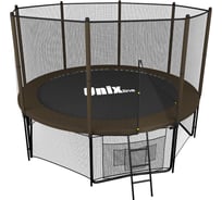 Батут UNIXline Black&Brown 8 ft outside TRUBB8OUT