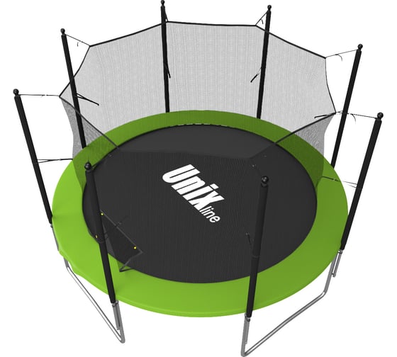Батут UNIXline Simple 8 ft Green inside TRSI8ING