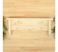 Полка-вешалка Добропаровъ Уют-Ангелы 55х22х8 см 1902945