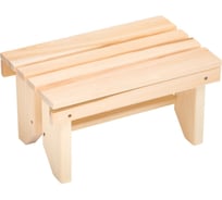 Низкая лавочка из наличника Добропаровъ 40х25х21 см, из липы 1176998