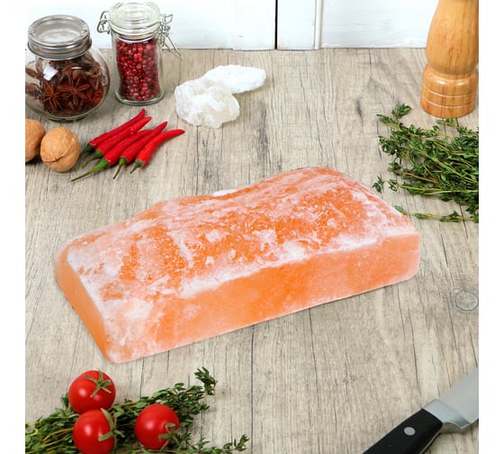 Натуральный кирпич из гималайской соли Добропаровъ 20x10x5 см 4274664