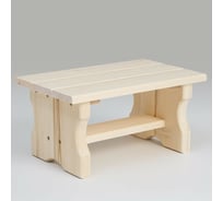 Низкая лавочка из липы Добропаровъ 35х21х17 см 1176999