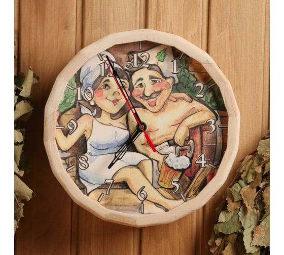 Банные часы Добропаровъ №4 с рисунком 7102680