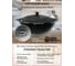 Казан чугунный Davr Metall 8 л, с крышкой сковородкой и треногой (круглое дно), казан8(круг)+крыш(сков)8л+тренога(6) 10