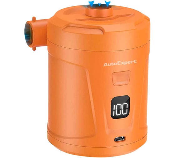 Насос аккумуляторный электрический для матраса, лодки ПВХ AutoExpert HT-426