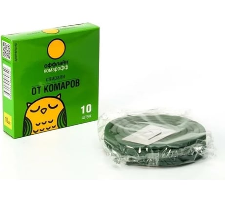Спирали Комарофф оффлайн ДЛИТЕЛЬНО в коробке 10 шт. OF01040110