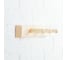 Вешалка Добропаровъ горизонтальная, 3 крючка, липа 1253515 1