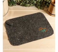 Детский банный коврик Банная забава Царский сын серый 1594040