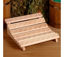 Подголовник Добропаровъ анатомический, лента, Русские узоры 34x32x14 см 5177468