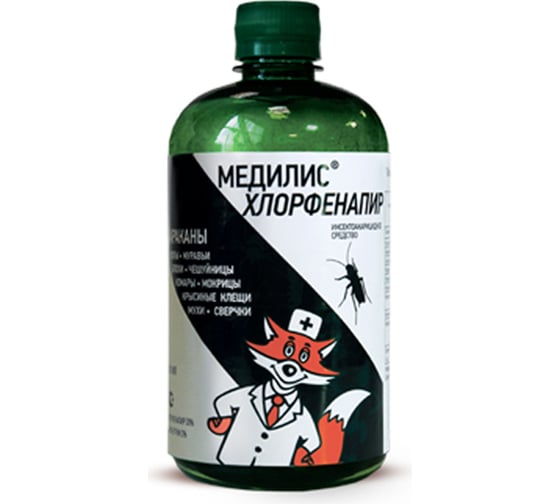 Средство от насекомых Медилис Инсектоакарицид Хлорфенапир ДУО, 500 мл 4612752371299 1