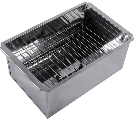 Коптильня СИМАЛЕНД 42x27x17.5 см, нержавеющая сталь 0.8 мм 4223951