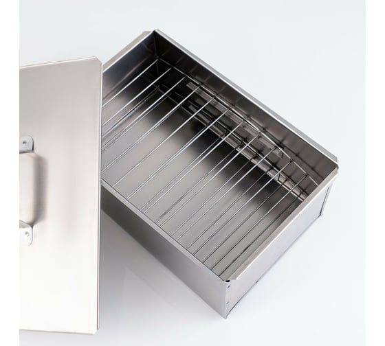 Двухъярусная переносная коптильня СИМАЛЕНД 37x24x17.5 см 7721033
