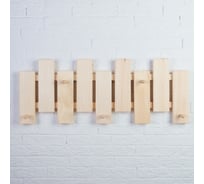 Вешалка Добропаровъ оригинальная, 5 крючков, 79x30x3 см, липа 1280118