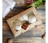 Набор из 3 бурлящих шариков Добропаровъ кедр, мята, сосна, с наполнителем, в коробке 4162180