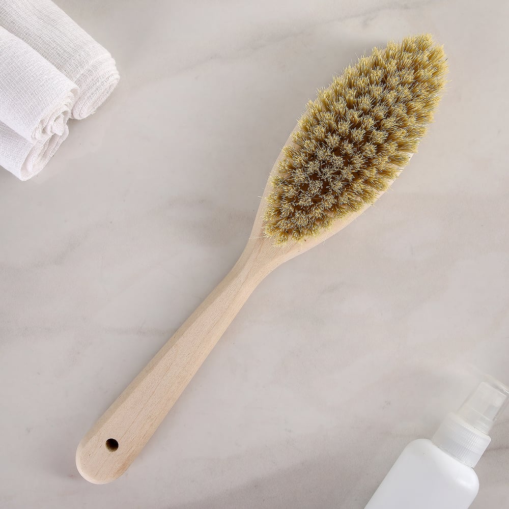 Банная щетка из тампико СИМАЛЕНД щетина кактусовой койры 22 мм ...