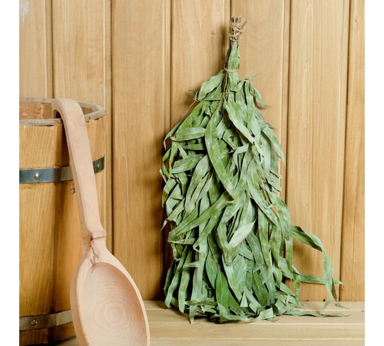 Набор веников для бани СИМАЛЕНД 2 шт., дубовый, эвкалипт 4584072 1