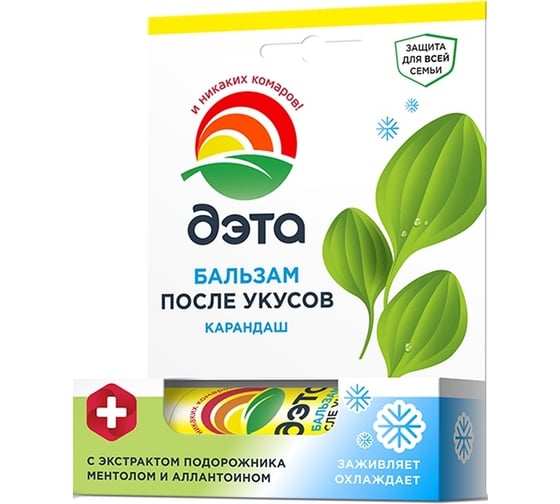 Бальзам после укусов ДЭТА 10 мл 1 шт/уп 66790507