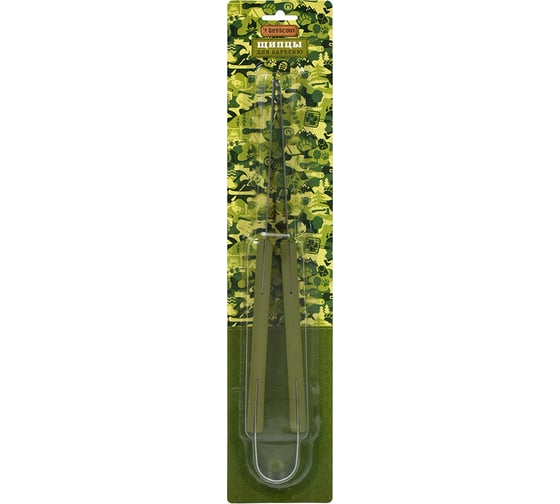 Щипцы BOYSCOUT 39 см, нержавеющая сталь 61314-1