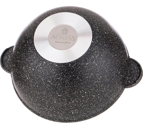 Казан со стеклянной крышкой Agness MIDNIGHT 4 л 899-220