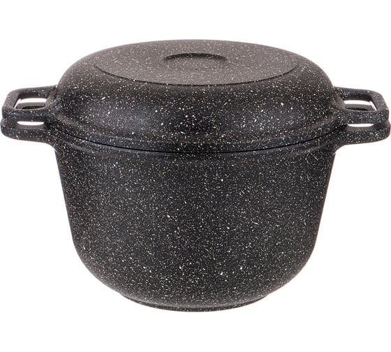 Казан с крышкой гриль Agness MIDNIGHT 5 л 899-240