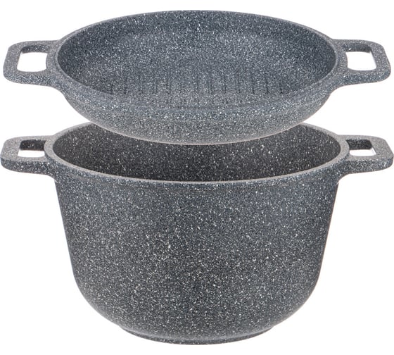 Казан с крышкой гриль Agness GRACE 5 л 899-242