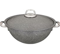 Казан Agness GRACE 32x15 см, 7.8 л, трехслойное покрытие GRANIT 936-730