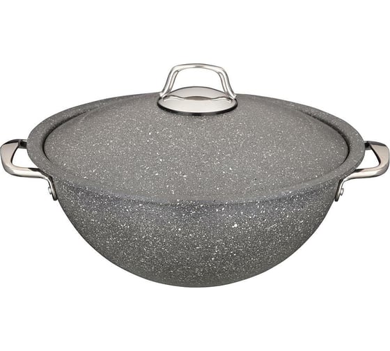 Казан Agness GRACE 32x15 см, 7.8 л, трехслойное покрытие GRANIT 936-730