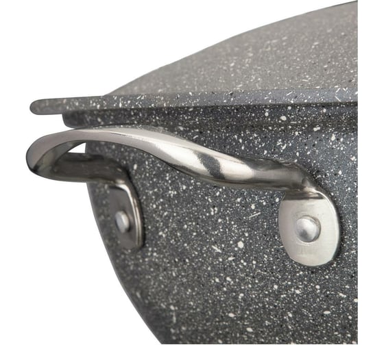 Казан Agness GRACE 32x15 см, 7.8 л, трехслойное покрытие GRANIT 936-730