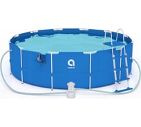 Каркасный бассейн с фильтр-насосом, лестницей, подстилкой, укрывным тентом Avenli 17801EU
