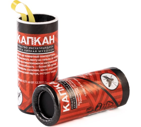 Липкая лента от мух КАПКАН 6 шт. hk73635 1