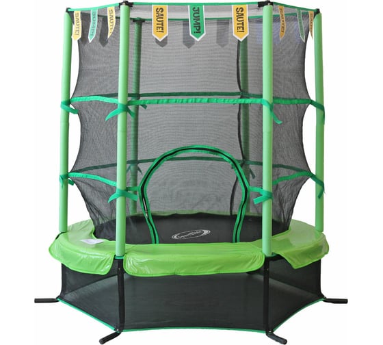 Батут с защитной сеткой внутрь SportElite 4.5FT 1.37 м, салатовый GB30101-4.5FT 1